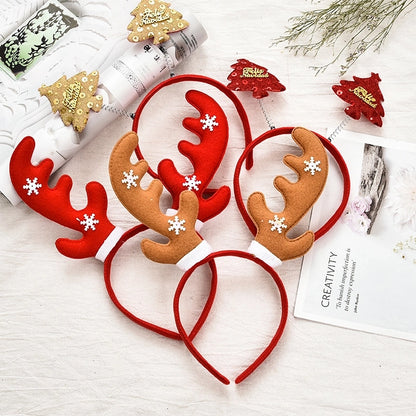 Christmas Cute Santa Claus Antlers Party Costume Props