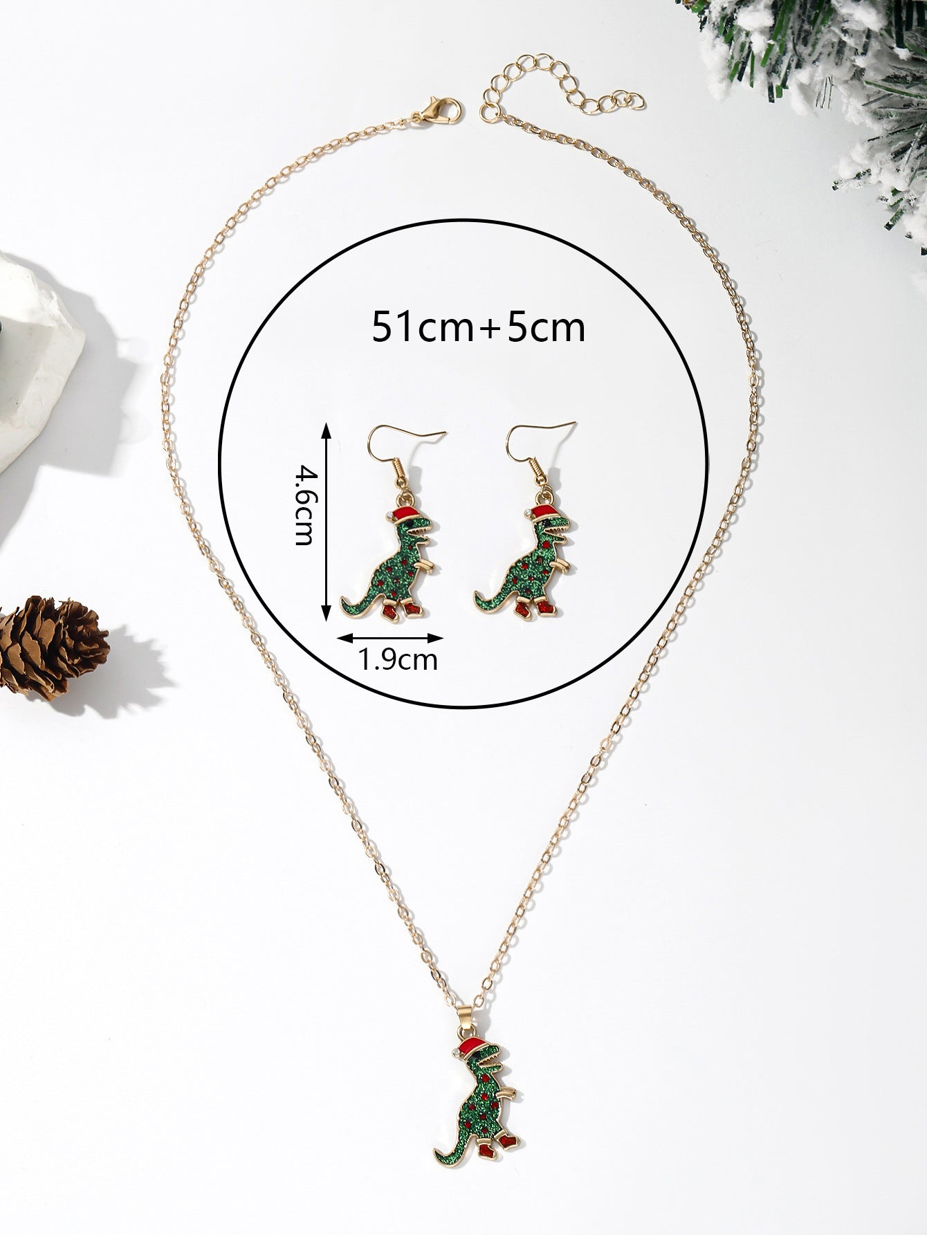 5 Sets Hot Sale Christmas Gift Snowflake Socks Snowman Christmas Tree Jewelry Holiday Set