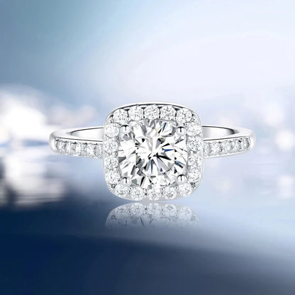 Ig Style Elegant Minimalist Square Copper Plating Inlay Zircon Rose Gold Plated White Gold Plated Gold Plated Rings