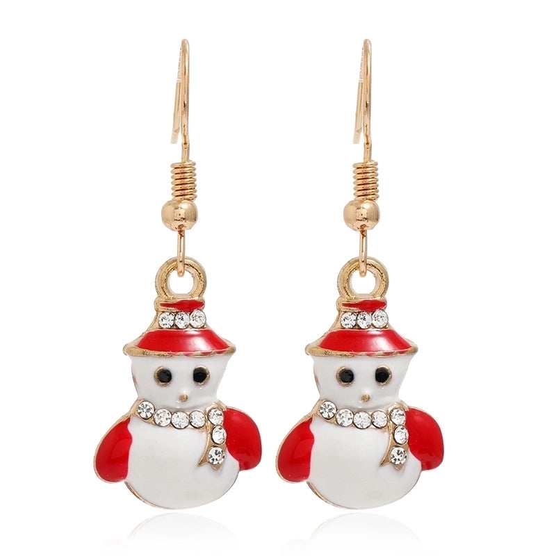 Fashion Christmas Tree Santa Claus Alloy Plating Women's Drop Earrings 1 Pair