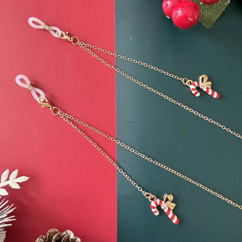 Vacation Christmas Tree Alloy Christmas Women's Glasses Chain