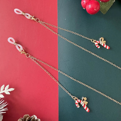 Vacation Christmas Tree Alloy Christmas Women's Glasses Chain
