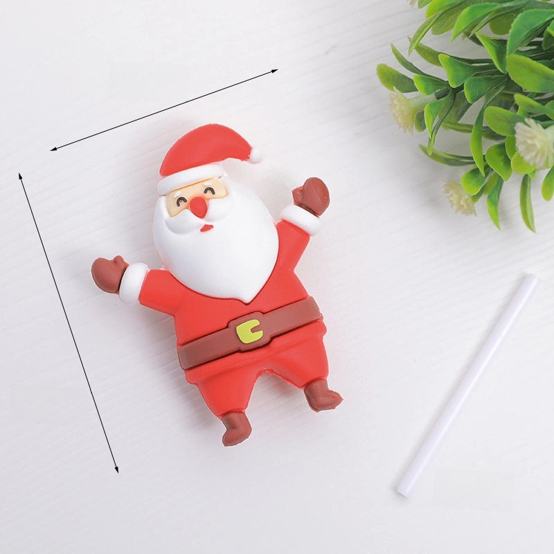 Christmas Santa Claus Soft Glue Party Cake Decorating Supplies