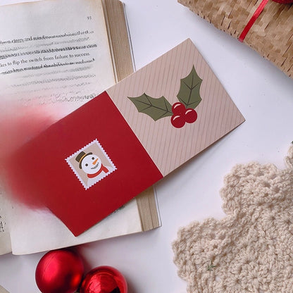 Christmas Christmas Tree Elk Christmas Festival Card