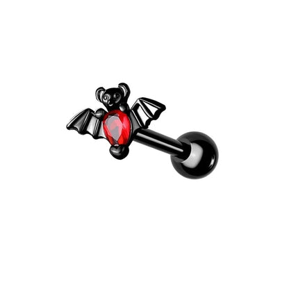 1 Piece Belly Rings Minimalist Heart Shape Copper Inlay Rhinestones Nipple Rings & Studs Belly Rings