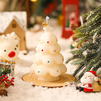 Christmas Minimalist Classic Style Christmas Tree Soybean Mixed Wax Candle