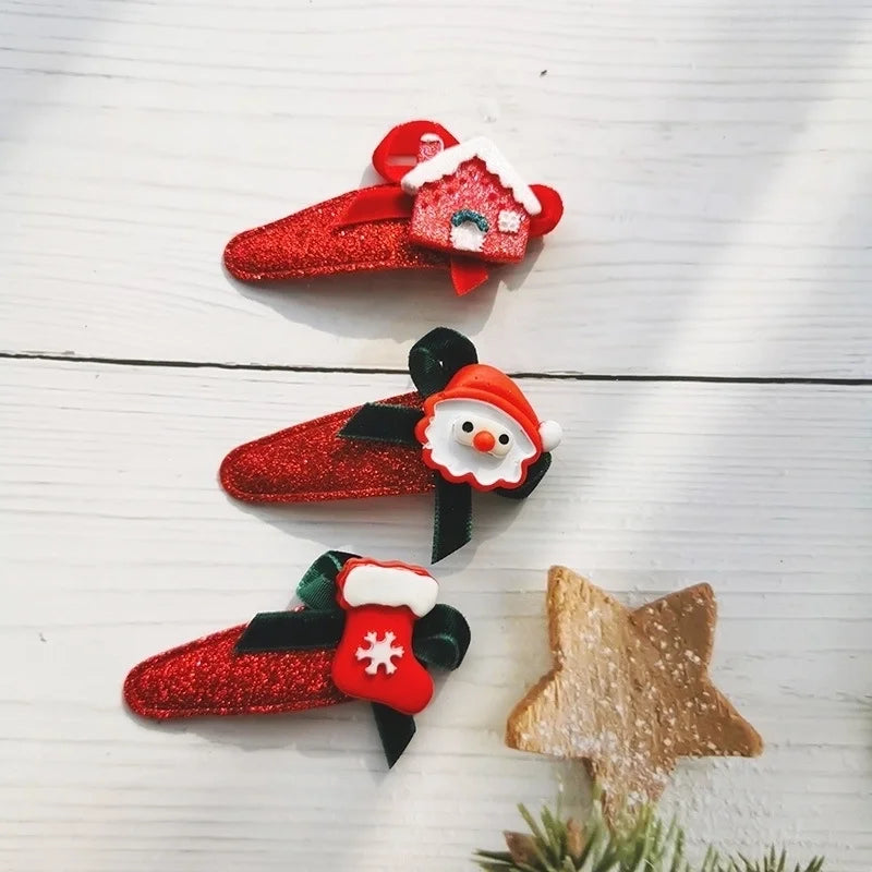 Fashion Plaid Bow Knot Cloth Hair Clip Hair Tie