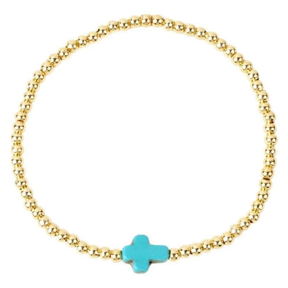 Semi-precious Stone Copper Handmade Geometric Bracelets