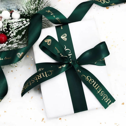 Christmas Ribbon Cake Baking Ribbon Christmas Gift Box Packaging Ribbon Ribbon Bow Christmas Ribbon