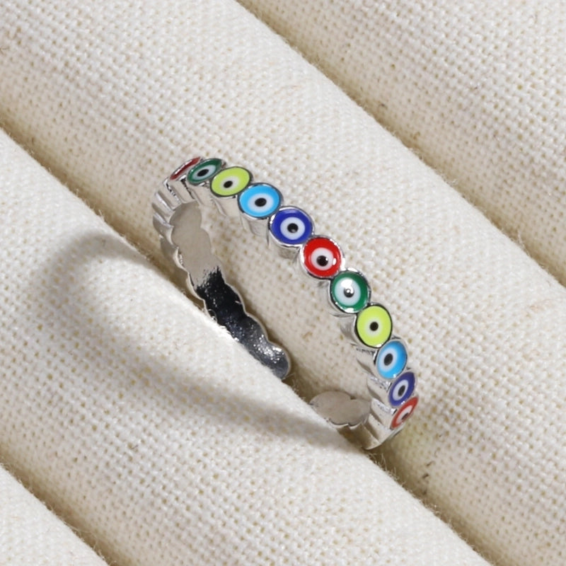 Copper Devil's Eye Rings