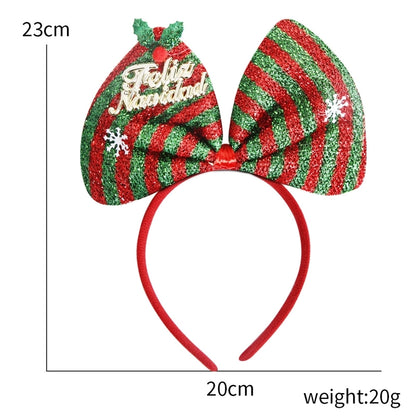 Christmas Cute Sweet Bow Knot Party Headband Party Accessories