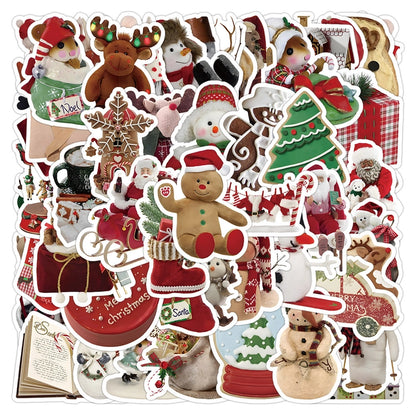 Christmas Cute Christmas Tree Santa Claus Snowman PVC Christmas School Party Accessories