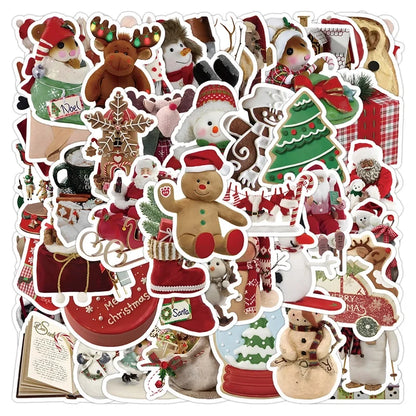 Christmas Cute Christmas Tree Santa Claus Snowman PVC Christmas School Party Accessories