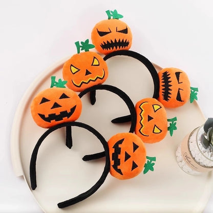 Halloween Retro IG Style Unisex Pumpkin Hair Band