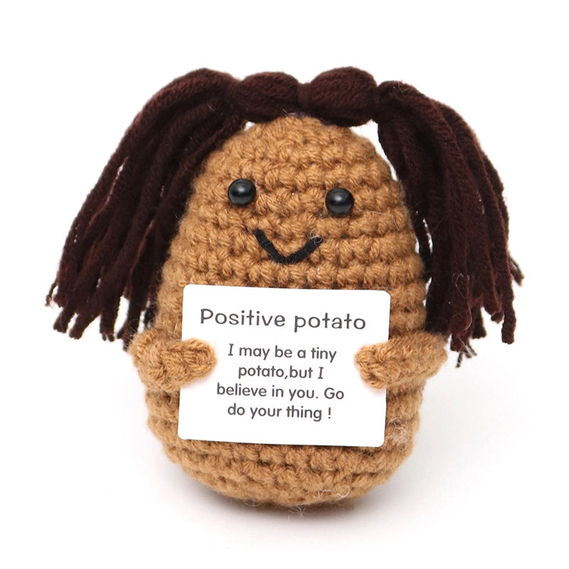 Cartoon Style Cute Animal Fruit Yarn Artificial Decorations