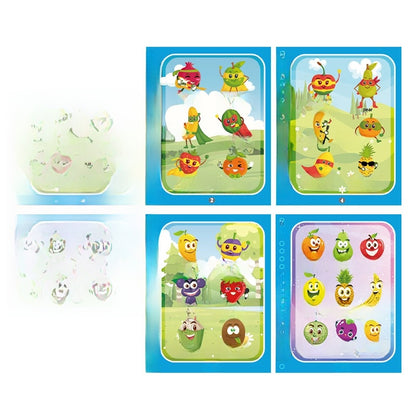 Children's Magic Water Painting Book Repeated Graffiti Educational Painting Book Scene Early Education Cognitive Matching Quiet Book