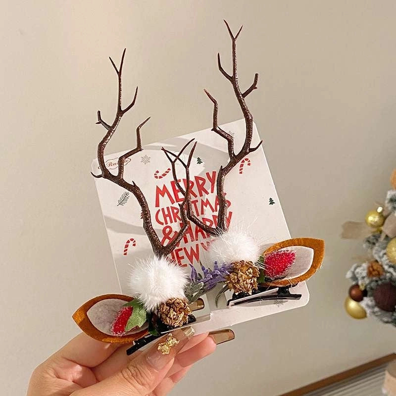 Christmas Cute Antlers Daily Hairpin
