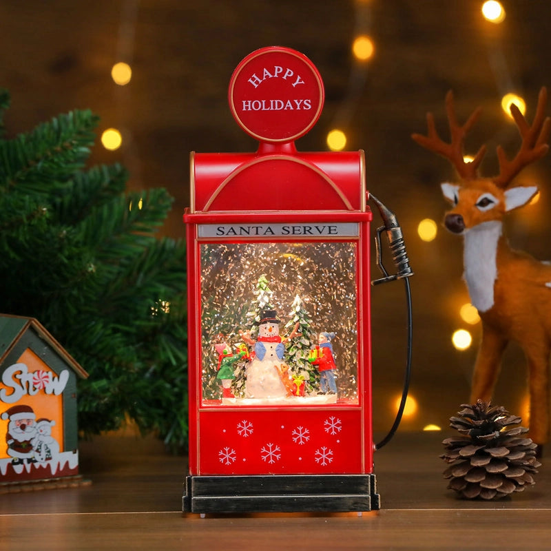 Christmas Cute Christmas Tree Santa Claus Snowman PC Party Festival Ornaments Led Lights Night Lights