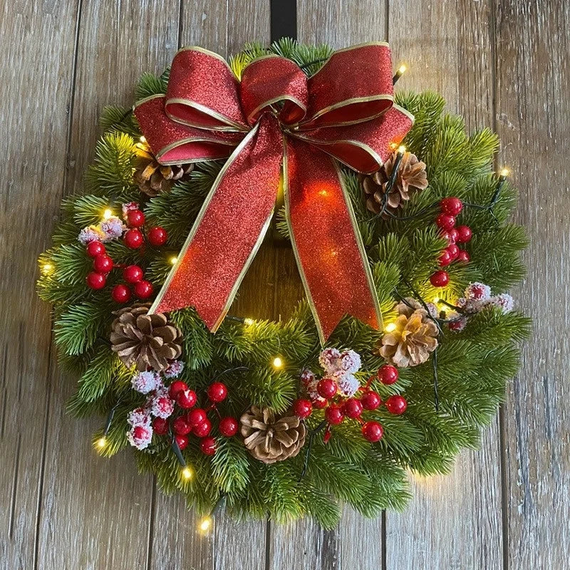 Christmas Decorations Mori Christmas Wreath Door Hanging Shopping Mall Home Window Scene Decoration