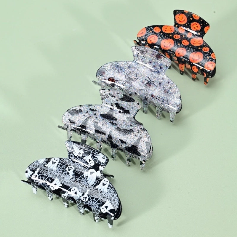 Halloween Casual IG Style Women's Pumpkin Spider Ghost Arylic Hair Claws