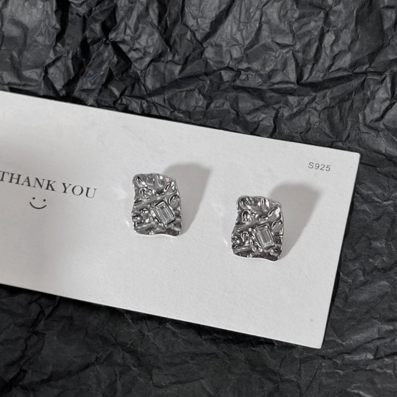 1 Pair Fashion Leaf Flower Bow Knot Imitation Pearl Alloy Rhinestones Earrings