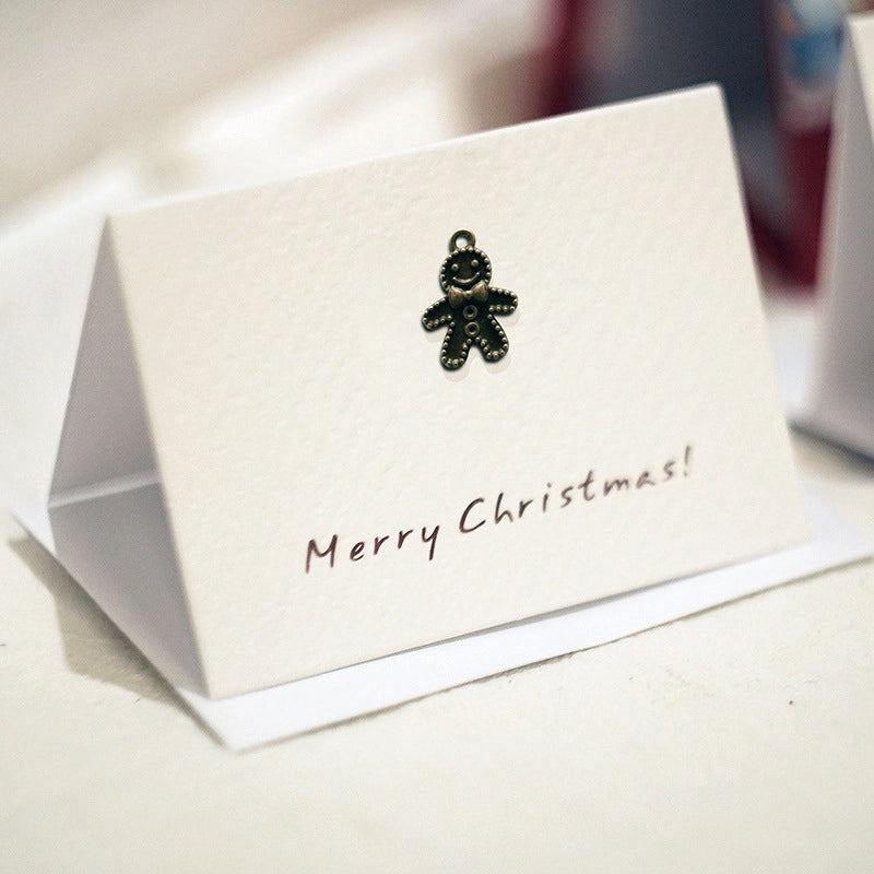 Christmas Minimalist Classic Style Letter Party Festival Card