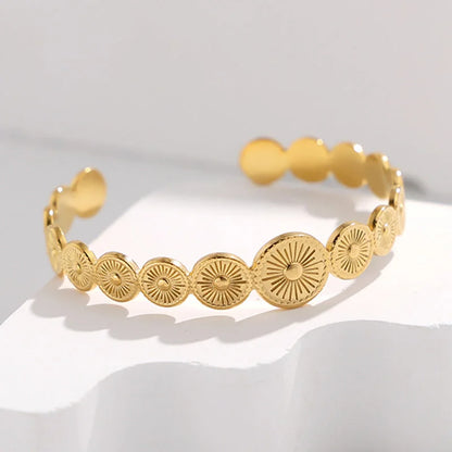 Round Stainless Steel Electroplating Bangles