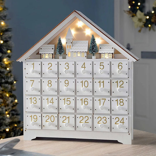 24 Days Countdown Christmas Calendar Christmas Digital Calendar Ornaments Christmas Decoration Home Crafts Ornaments