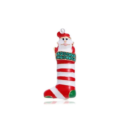 Cute Modern Style Pin Letter Bell Snowman Alloy Enamel Unisex Brooches