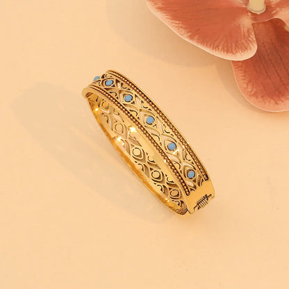 Vintage Retro Stainless Steel Electroplating Bangles