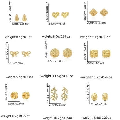 1 Pair Elegant Minimalist Geometric 304 Stainless Steel Stainless Steel Earrings