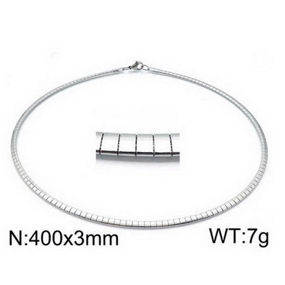 Casual Streetwear Geometric 304 Stainless Steel 18K Gold Plated Stainless Steel Necklaces
