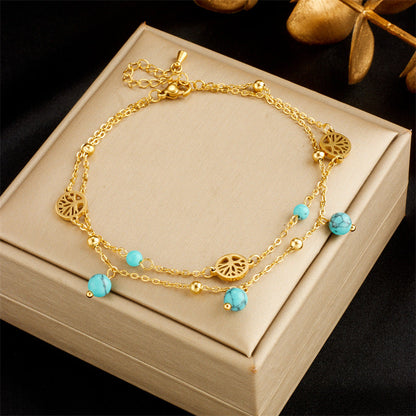 Fashion Women Titanium Steel Anklets