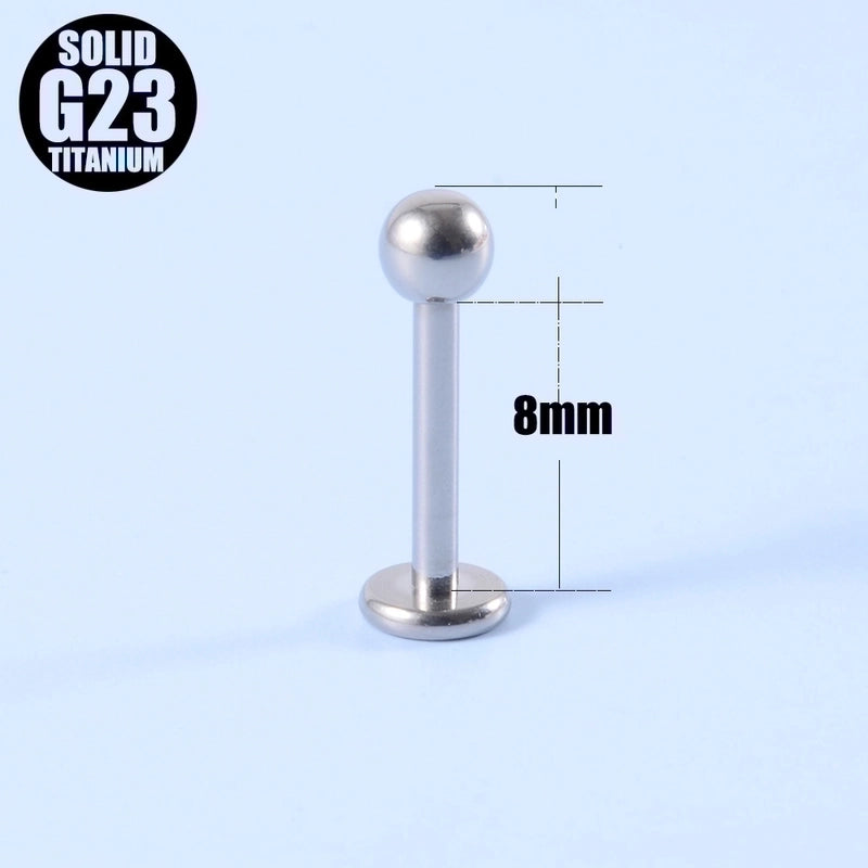 2 Pieces Ear Cartilage Rings & Studs Fashion Geometric G23 Titanium Polishing