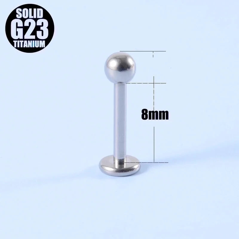 2 Pieces Ear Cartilage Rings & Studs Fashion Geometric G23 Titanium Polishing