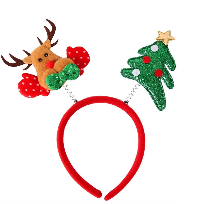 Christmas Casual Christmas Tree Santa Claus Snowman Plastic Party Costume Props Party Accessories