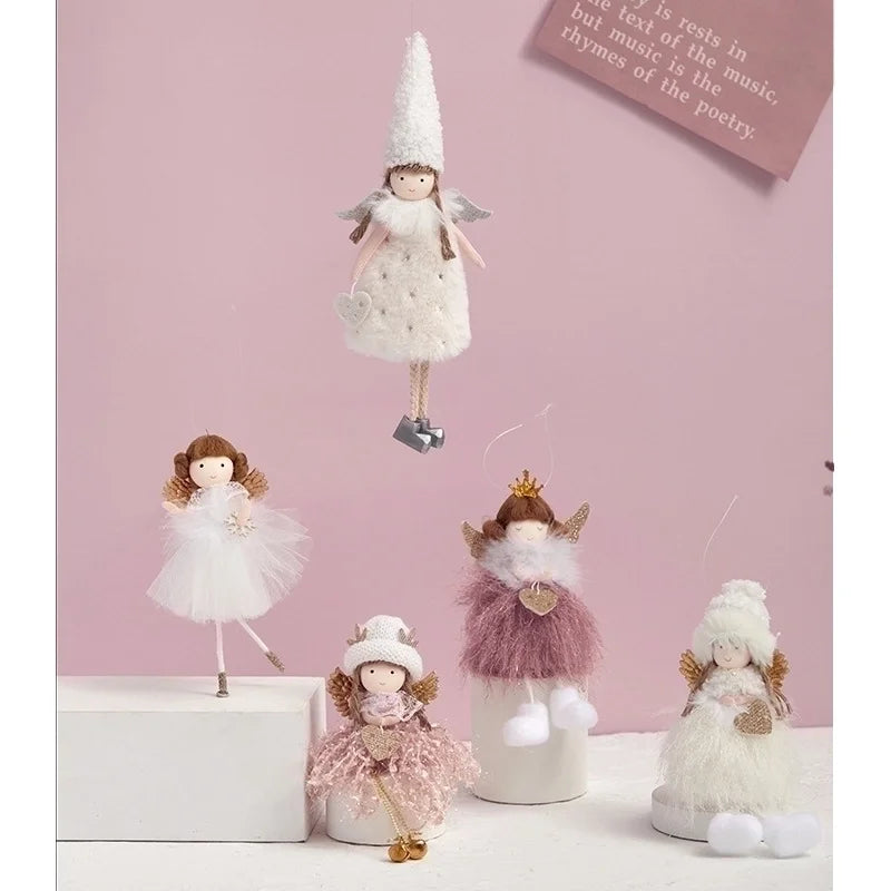 Christmas Angel Cloth Plush Party Hanging Ornaments