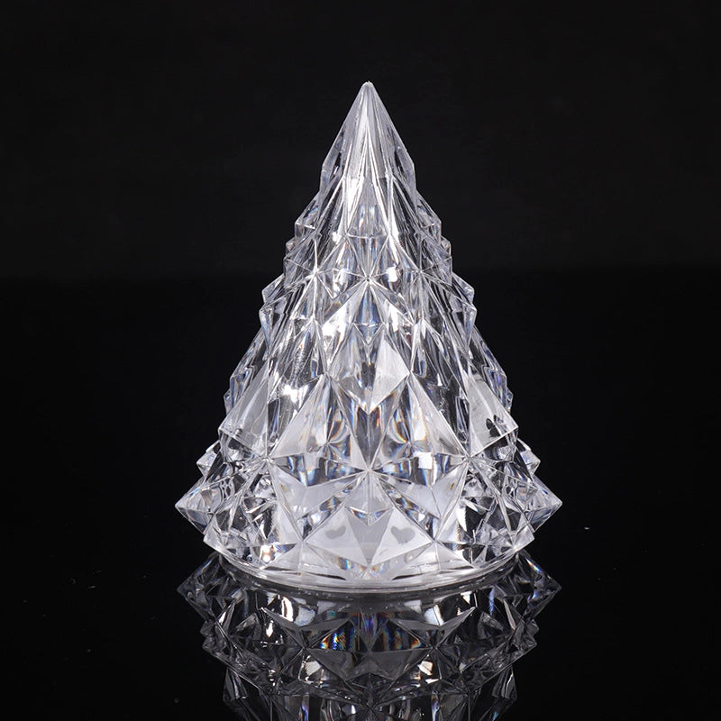 Christmas Decoration Iceberg Small Night Lamp LED Christmas Tree Shape Small Night Lamp Atmosphere Decorative Lights