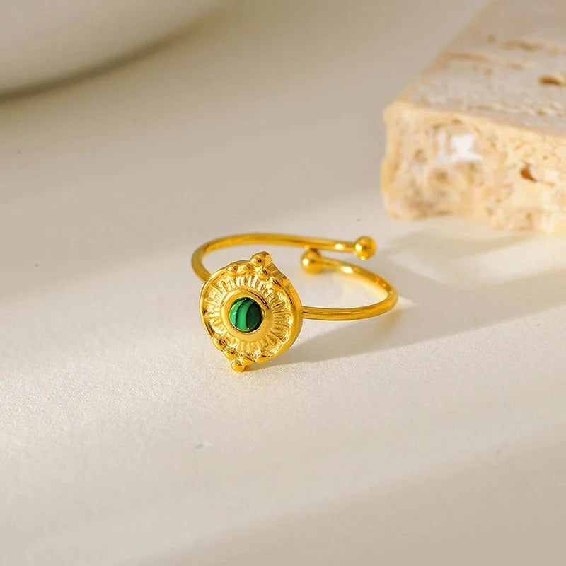 Elegant Glam Luxurious Geometric 304 Stainless Steel Open Rings