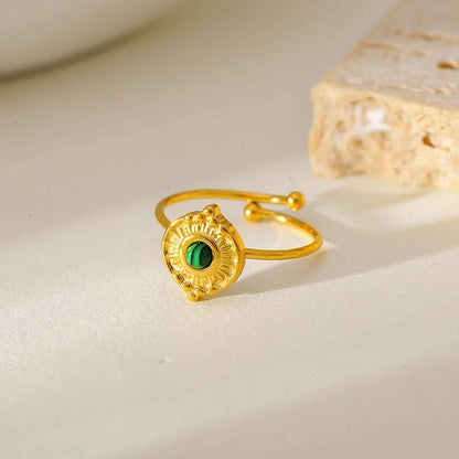 Elegant Glam Luxurious Geometric 304 Stainless Steel Open Rings