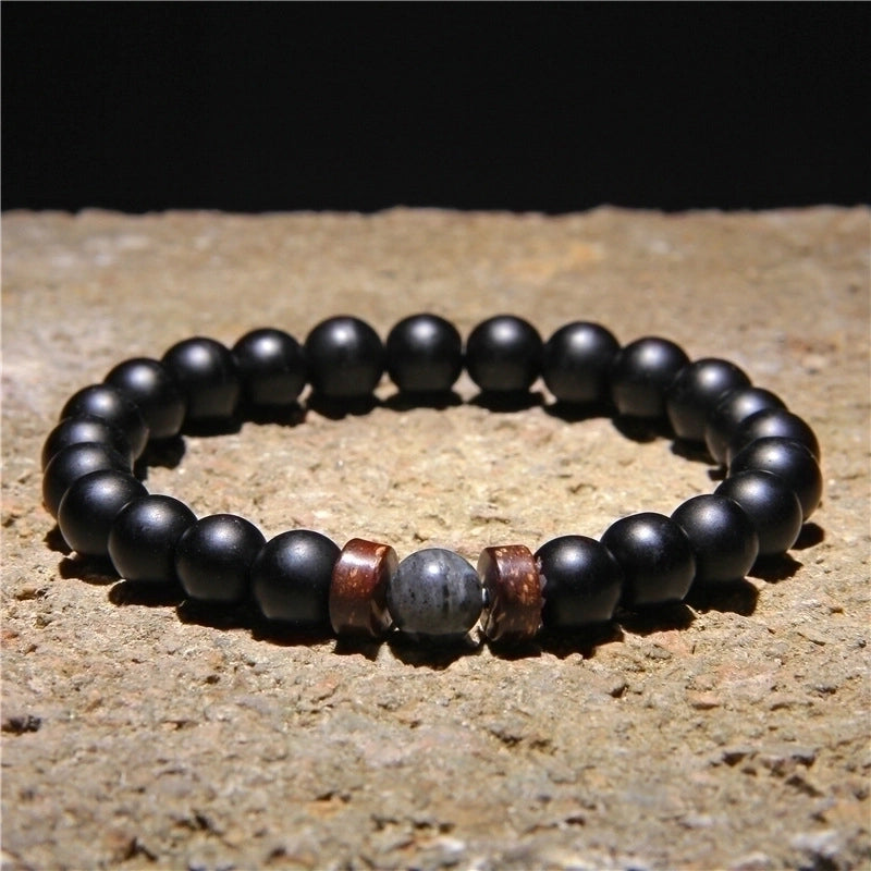 Minimalist Geometric Natural Stone Beaded Bracelets 1 Piece