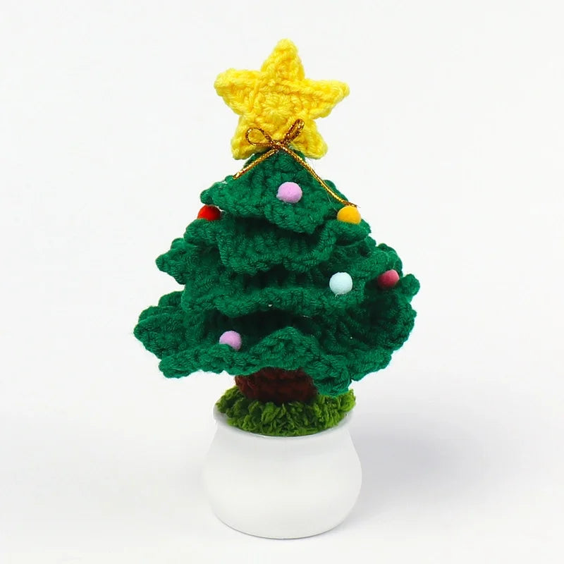 Christmas Pastoral Christmas Tree Plastic Yarn Party Ornaments