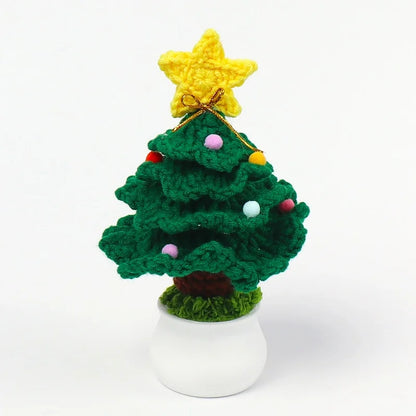 Christmas Pastoral Christmas Tree Plastic Yarn Party Ornaments