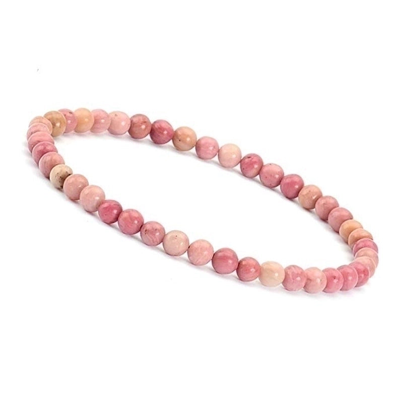 1 Piece Minimalist Round Natural Stone Beaded Bracelets