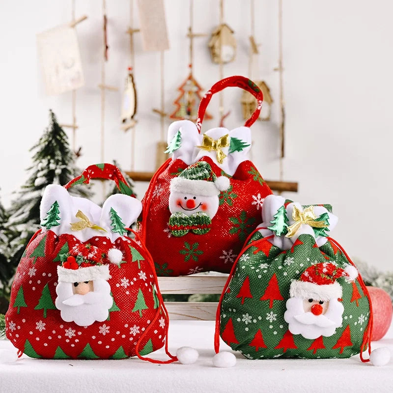 Creative Christmas Decoration Cartoon Tote Bag