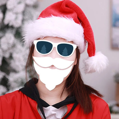 Christmas Hat Thickened Plush Plush Plush Ball 2024 Amazon Adult Children Red Christmas Hat Christmas Decorations