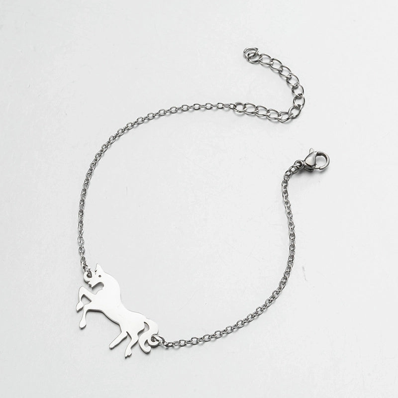 Fashion Animal 201 Stainless Steel 18K Gold Plated No Inlaid Bracelets In Bulk