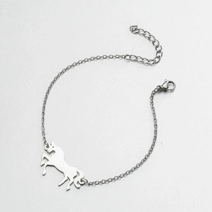 Fashion Animal 201 Stainless Steel 18K Gold Plated No Inlaid Bracelets In Bulk