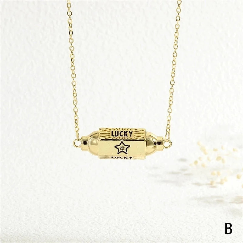 Copper 18K Gold Plated Plating Inlay Devil's Eye Heart Shape Candy Zircon Pendant Necklace