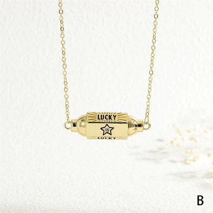 Copper 18K Gold Plated Plating Inlay Devil's Eye Heart Shape Candy Zircon Pendant Necklace